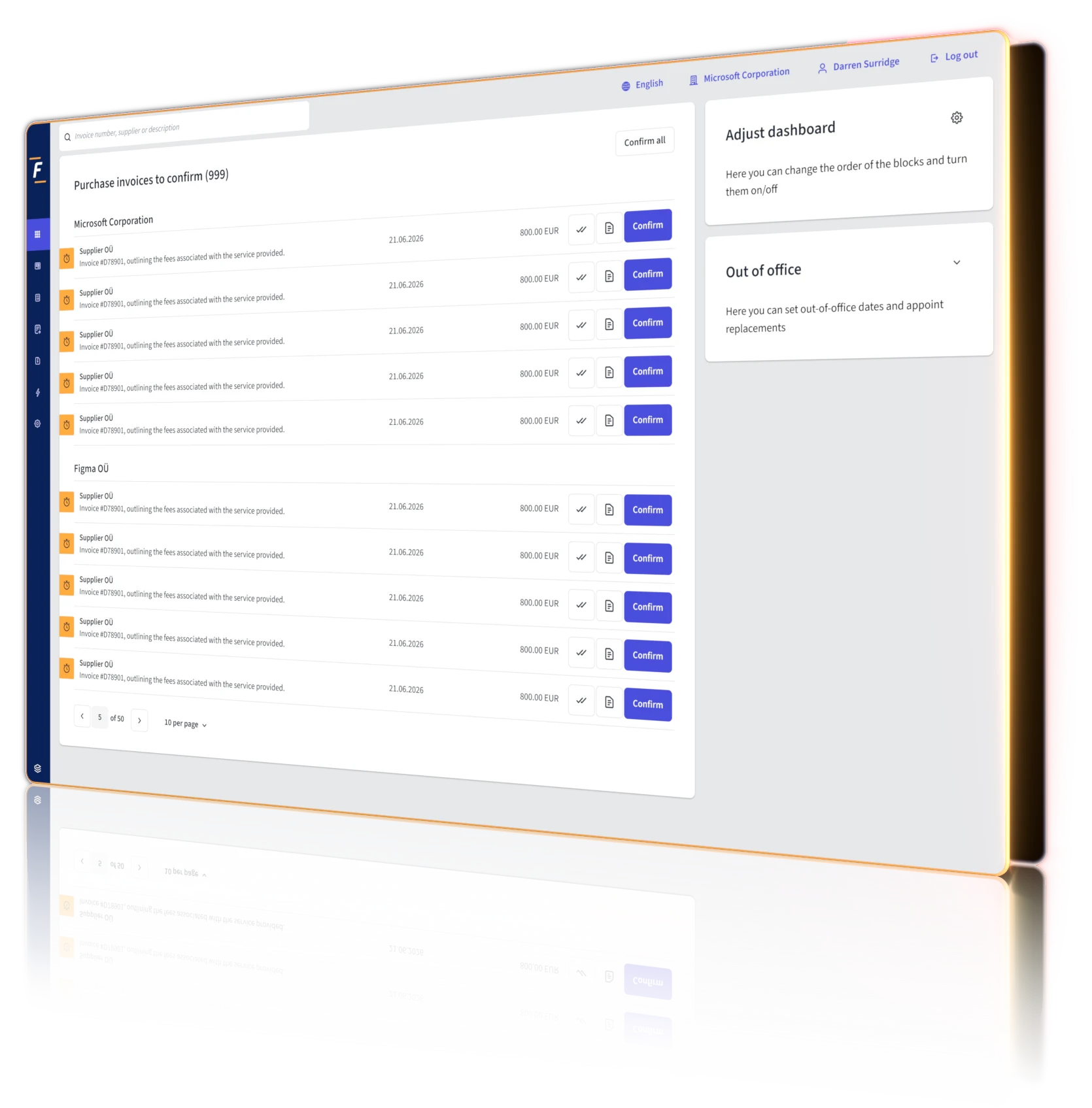 Fitek-platformscherm: overzicht van het platform